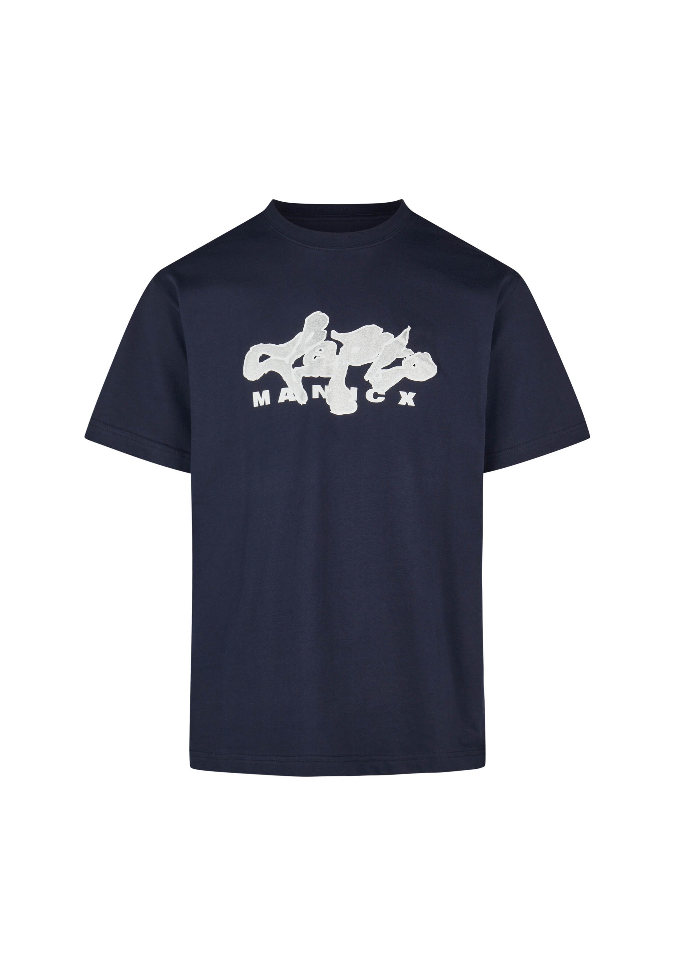 T-Shirt Cleptomanicx en bleu : devant