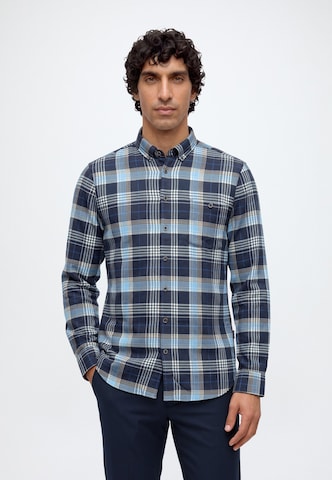 Lindbergh Regular fit Риза в синьо: отпред