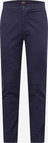 BOSS Orange Chino Pants 'Taber' in Blue: front