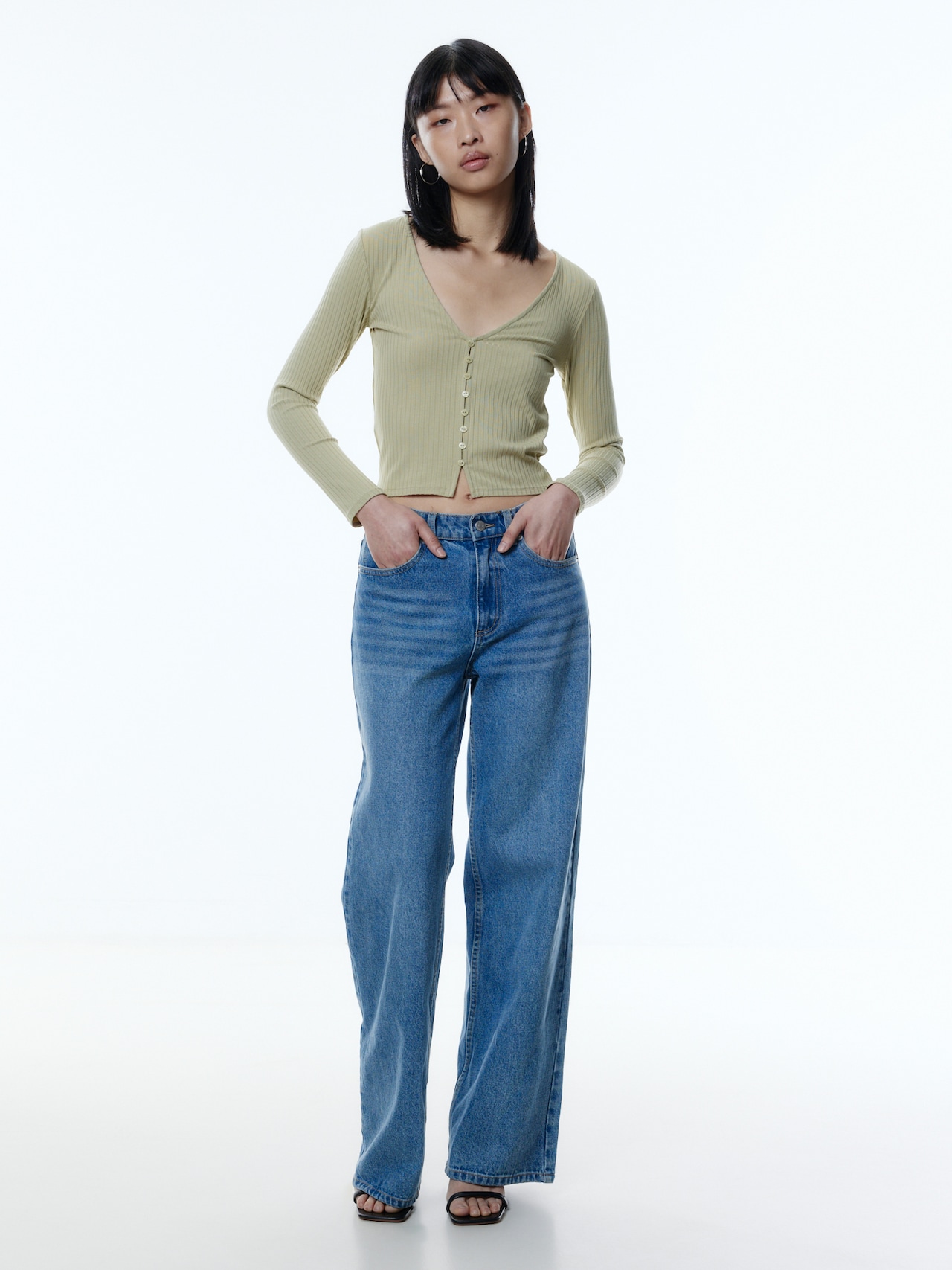 EDITED Shirts 'Maren' khaki