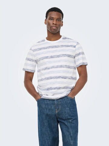 Only & Sons Футболка 'ONSMATHI' в Белый: спереди