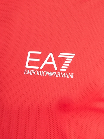 EA7 Emporio Armani Functioneel shirt in Rood