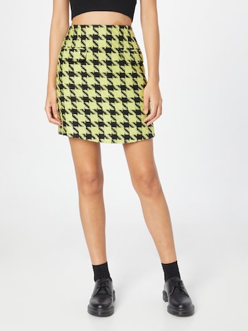 Warehouse Skirt in Yellow: front