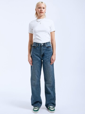 Dr. Denim Regular Jeans 'Echo High Straight' in Blauw