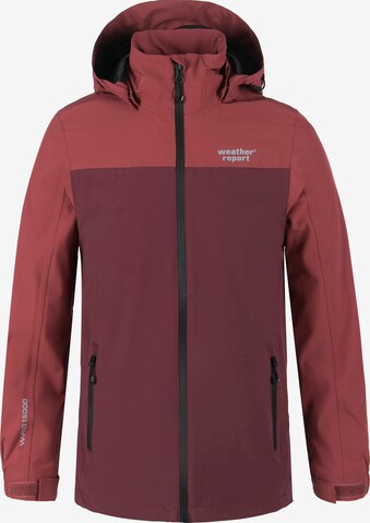 Weather Report Outdoor jacket 'Borise Jr.' in Red: front