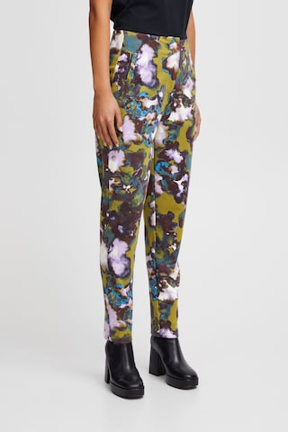 ICHI Regular Pants 'Kate' in Mixed colors