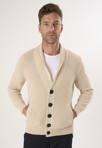 Felix Hardy Knit cardigan in Beige: front