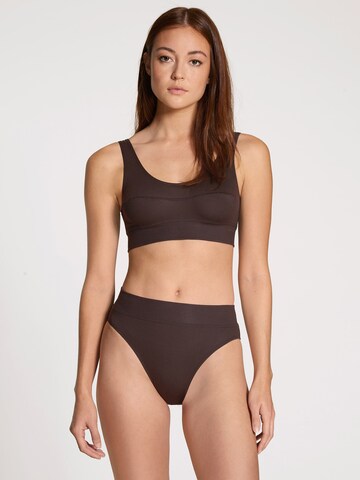 CALIDA Regular Bra 'Elastic' in Brown