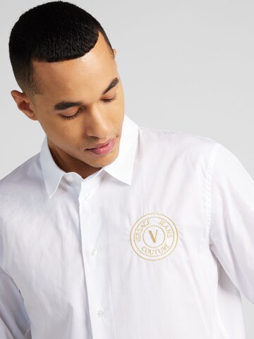 Versace Jeans Couture Regular fit Button Up Shirt in White
