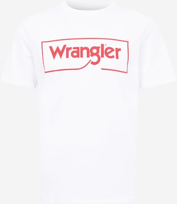WRANGLER قميص بلون أبيض: الأمام