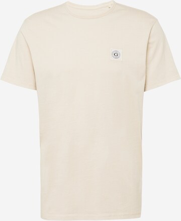 T-Shirt GUESS en beige : devant