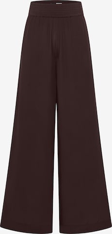 CECIL Wide leg Pants in Brown: front