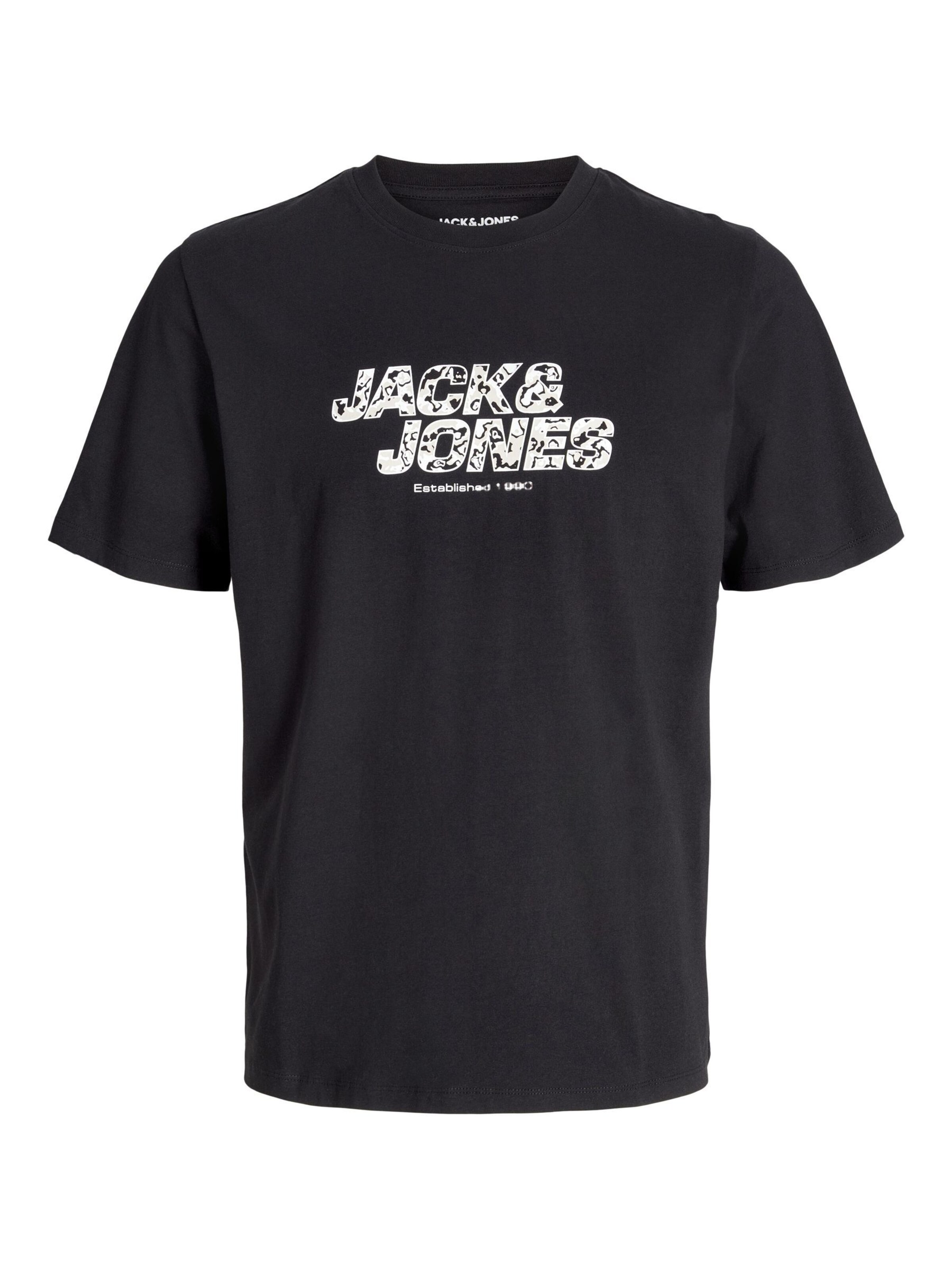 JACK & JONES Shirt 'JCOStar' in Zwart: voorkant