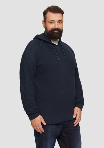 s.Oliver Trui in Blauw: voorkant