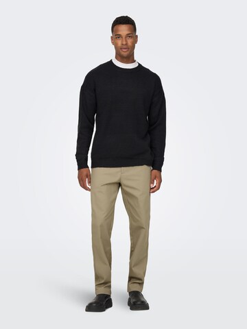 Regular Pantalon chino 'Edge' Only & Sons en beige