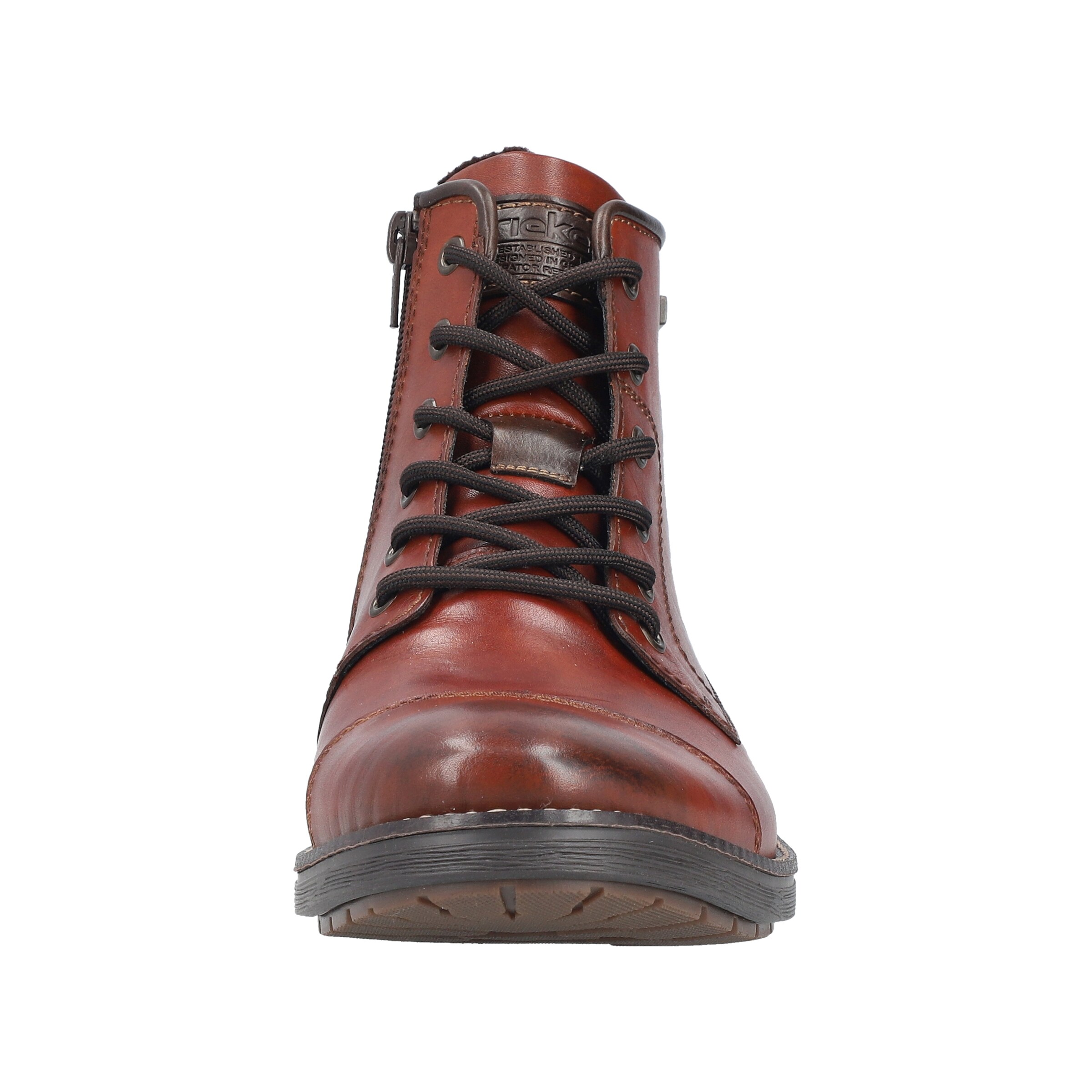 Rieker Lace-Up Boots in Brown