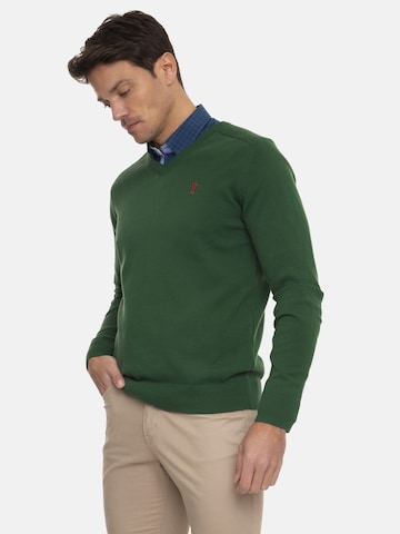 Sir Raymond Tailor Sweater 'Santos' in Green
