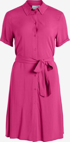 VILA Kleid 'PAYA' in Pink: predná strana