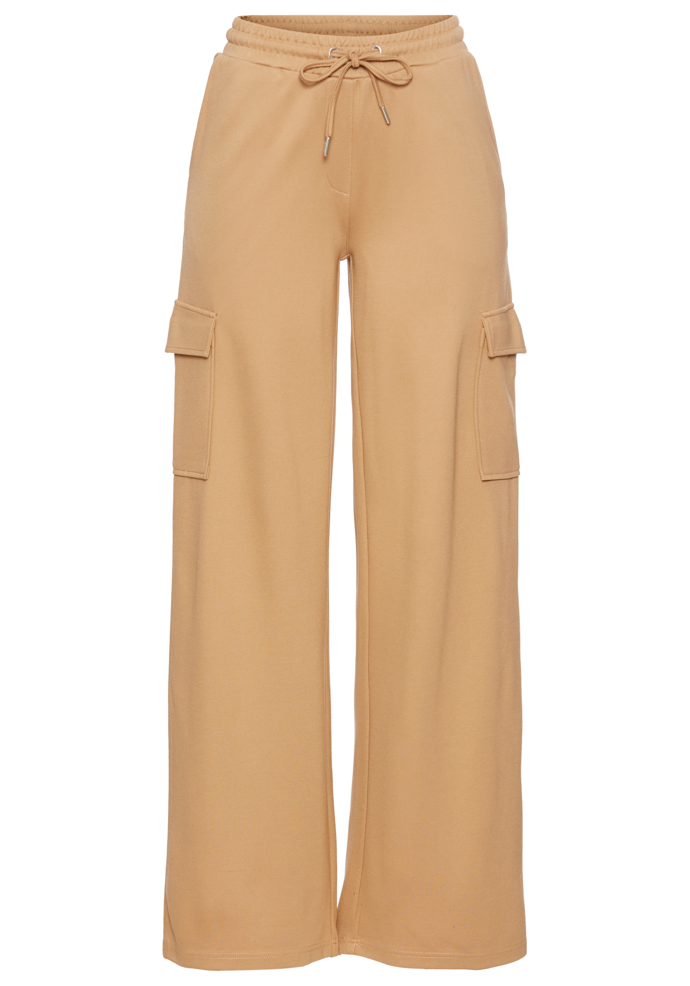 HECHTER PARIS Loosefit Hose in Beige: Vorderseite