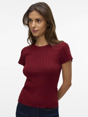 Pull-over VERO MODA en rouge : devant
