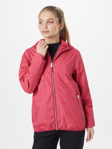 KILLTEC Outdoor Jacket in Red: front