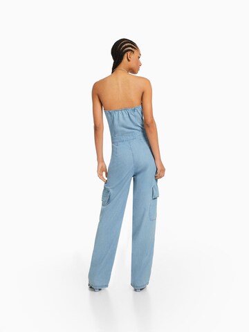 Bershka Jumpsuit in Blue