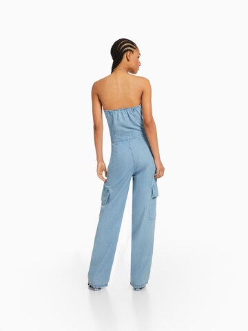 Tuta jumpsuit di Bershka in blu