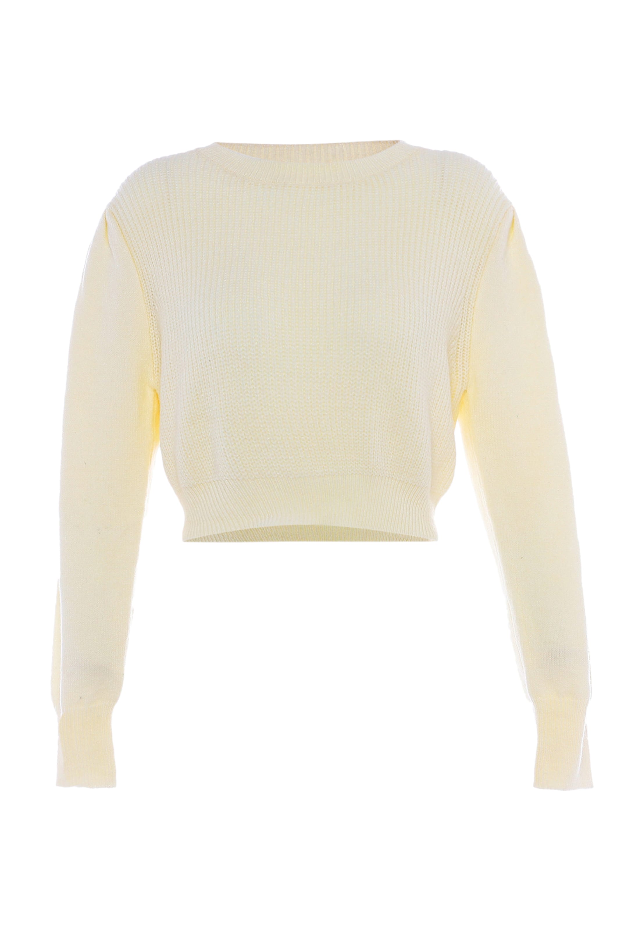 MYMO - Pullover em branco: frente