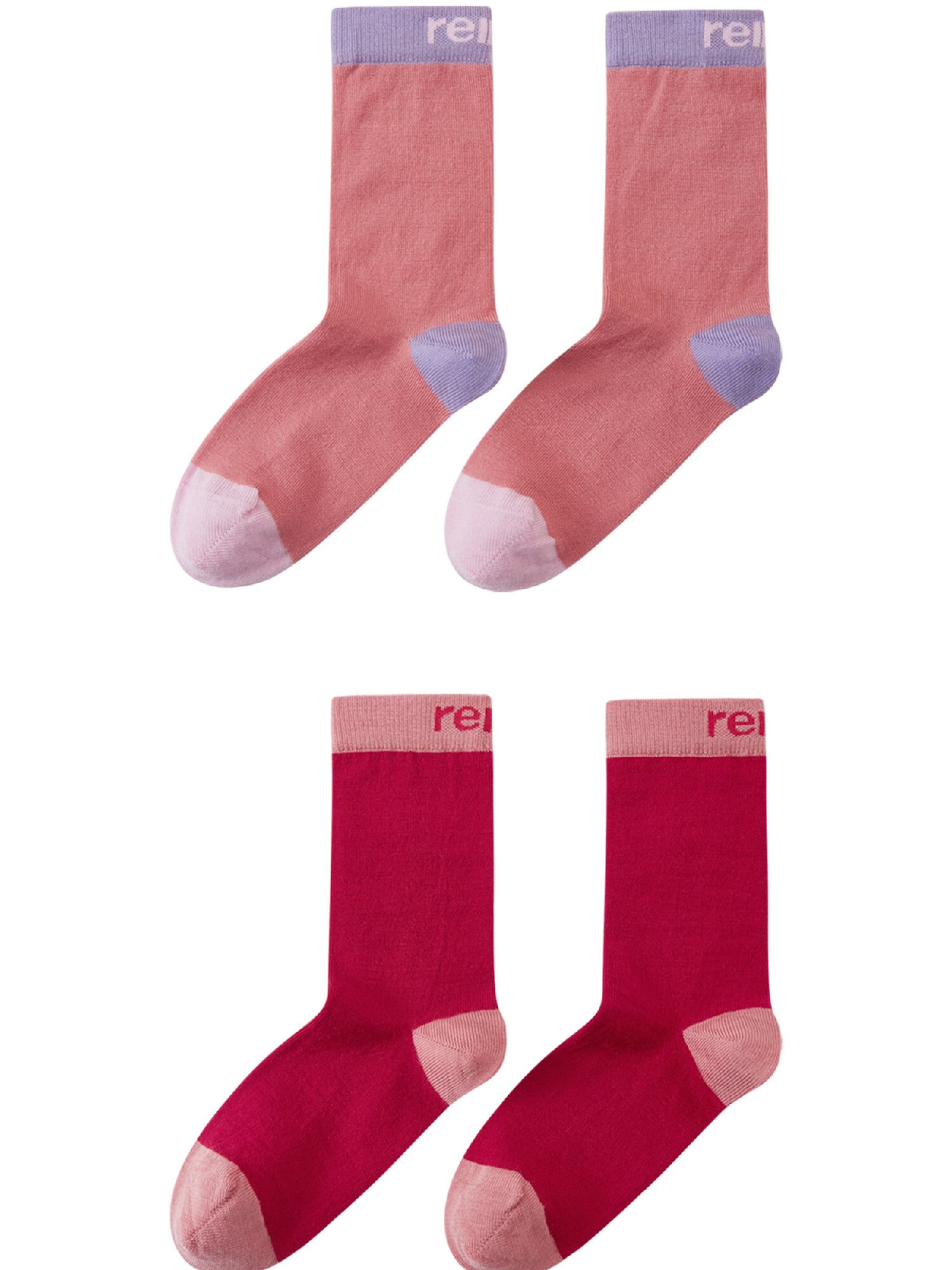 Chaussettes de sport 'Parit' Reima en rouge : devant