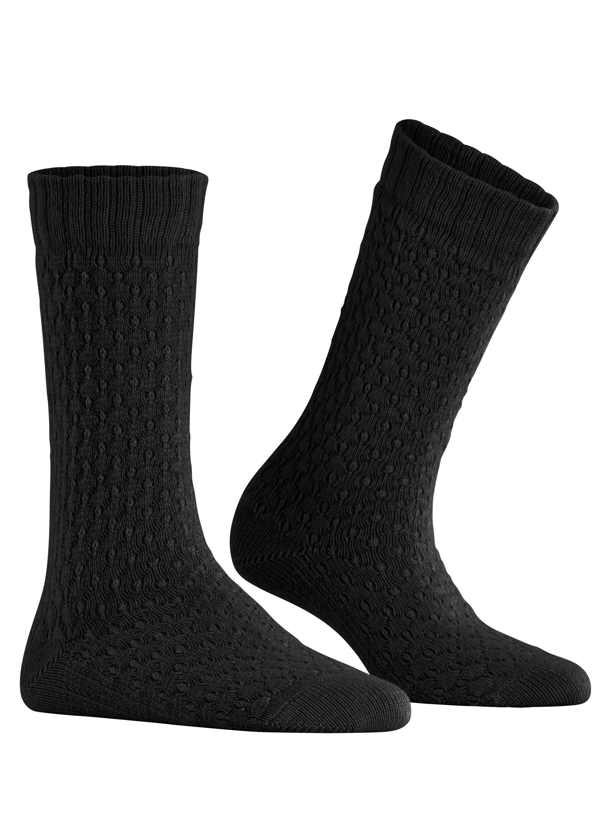 BURLINGTON Socken 'Orkney' in Schwarz