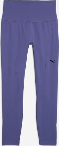 Skinny Pantaloni sport de la PUMA pe albastru: față