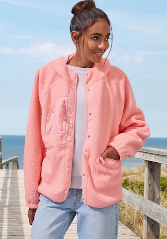 Veste en polaire VIVANCE by LASCANA en orange
