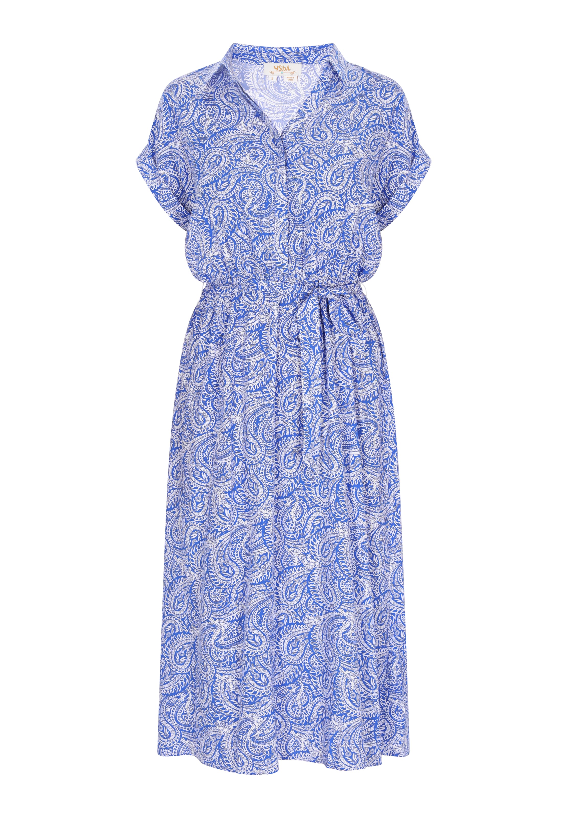 usha FESTIVAL Μπλουζοφόρεμα σε μπλε: μπροστά