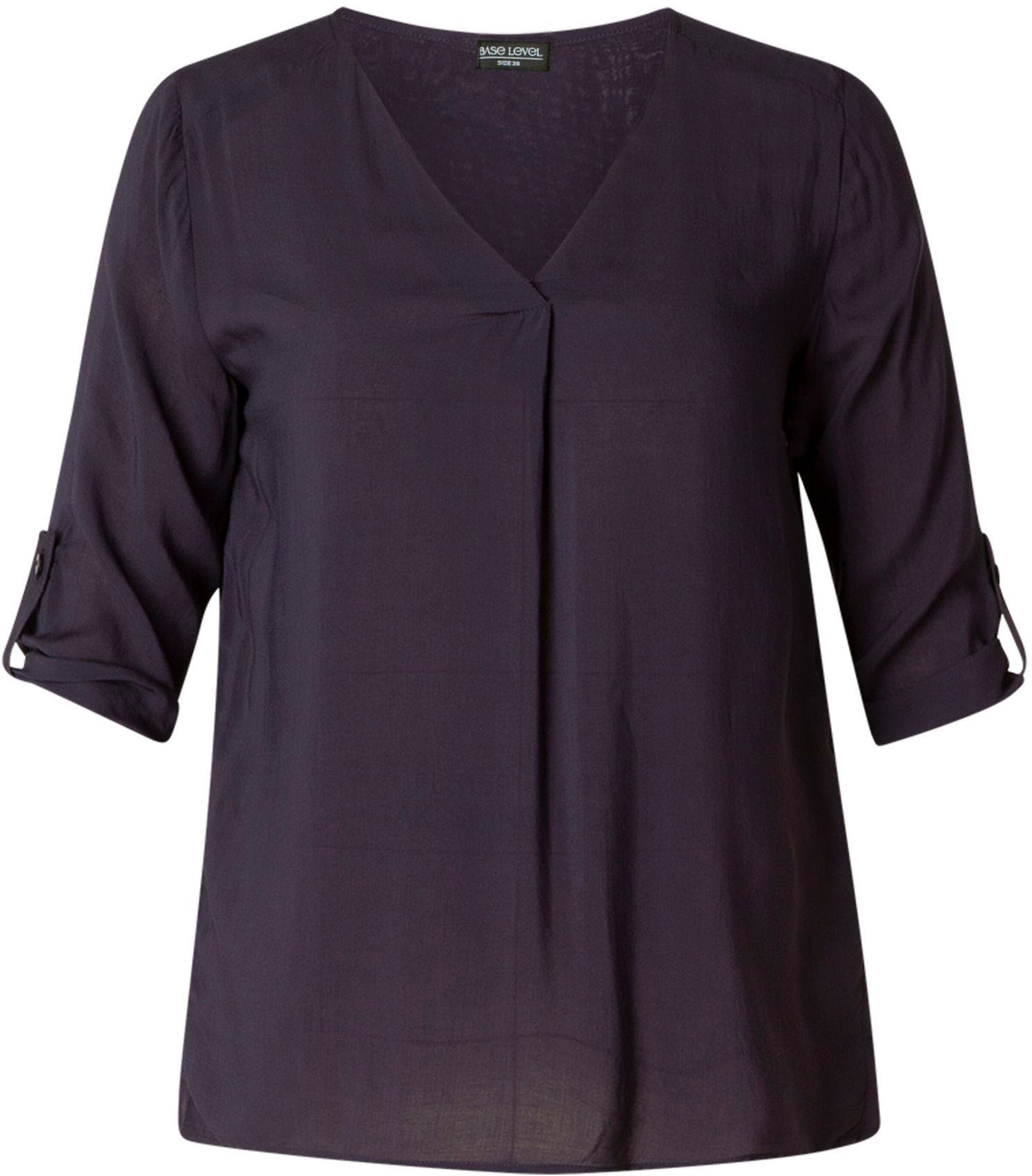 BASE LEVEL Bluse in Blau: Vorderseite
