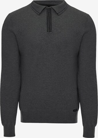 Pull-over 'Barrow' Threadbare en gris : devant