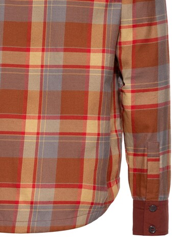 King Kerosin Regular fit Button Up Shirt in Brown