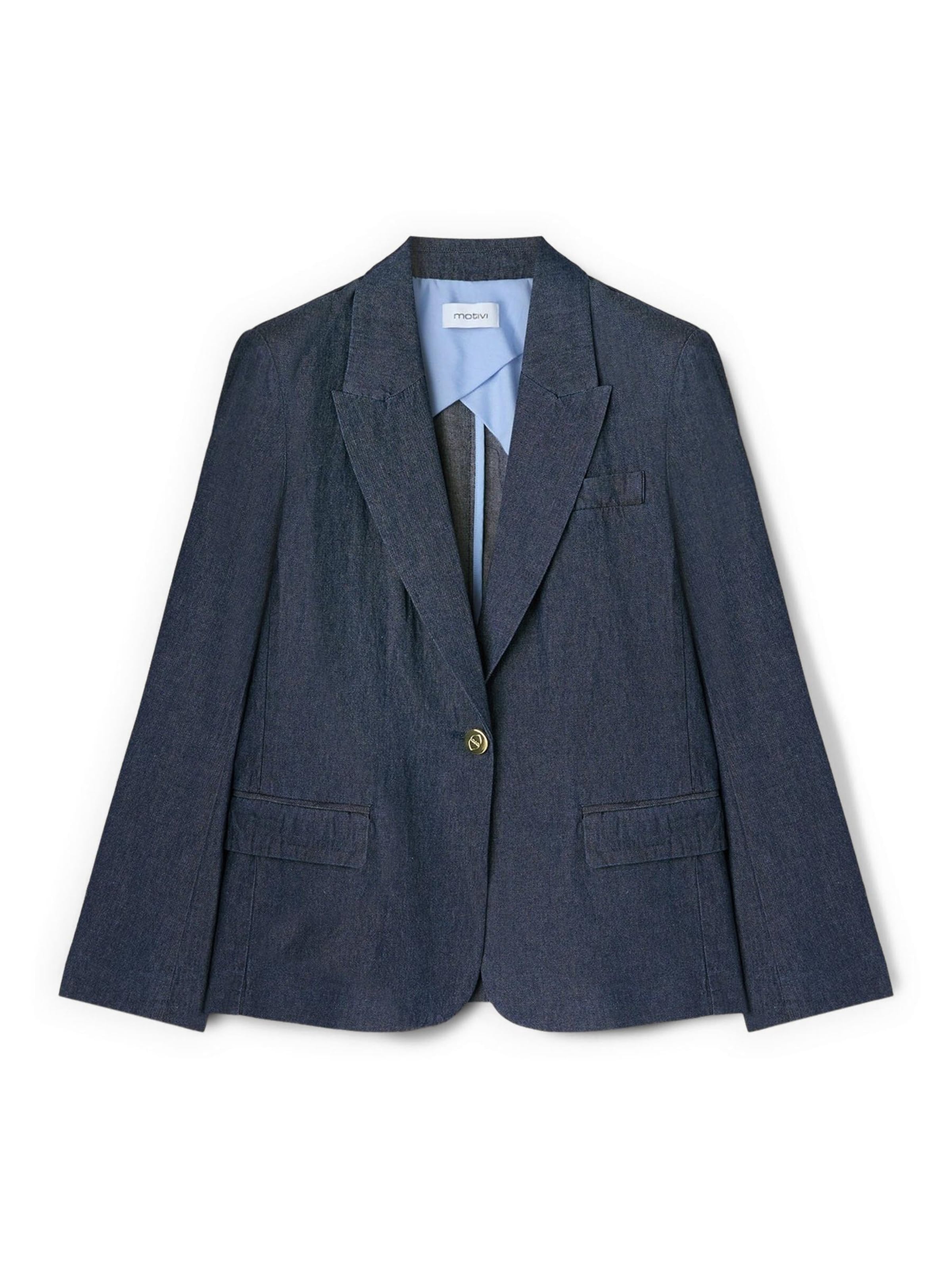 MOTIVI Blazers in Blauw: voorkant