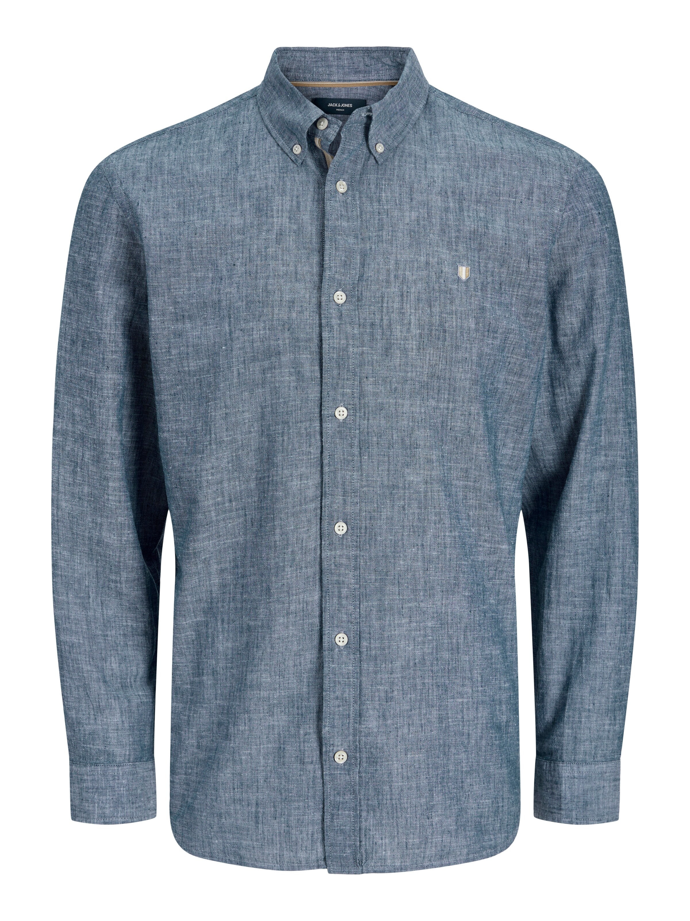 JACK & JONES Business Shirt in 36 in Blue denim, Item view