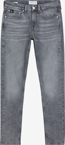 Calvin Klein Jeans Слим фит Дънки в сиво: отпред