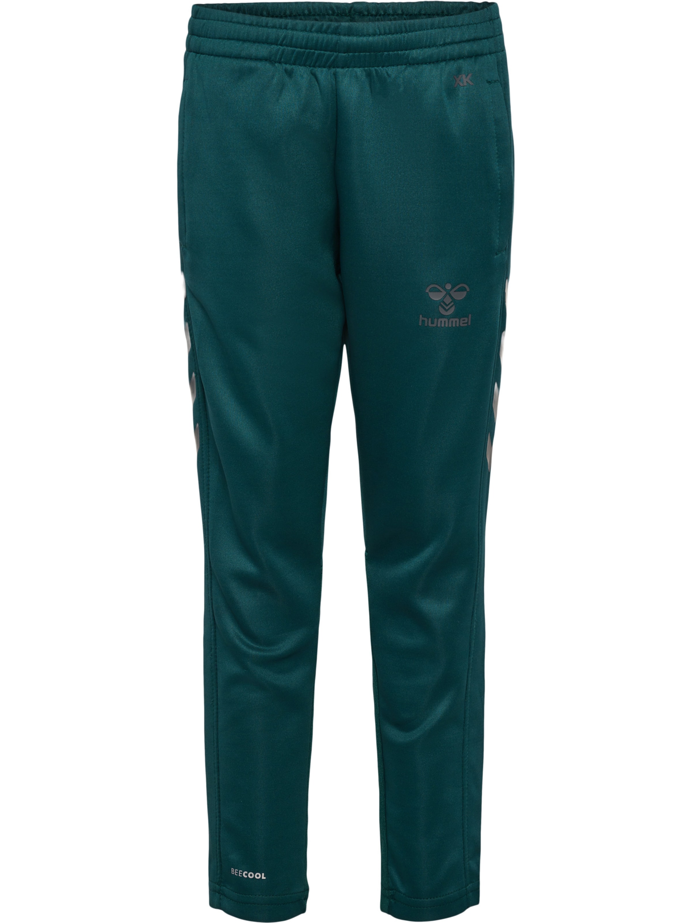 Hummel Slim fit Sports trousers in Green: front