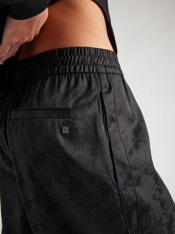 HUGO Loosefit Hose 'Hacel-1' in Schwarz