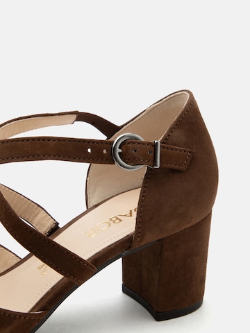 GABOR - Zapatos con plataforma en marrón