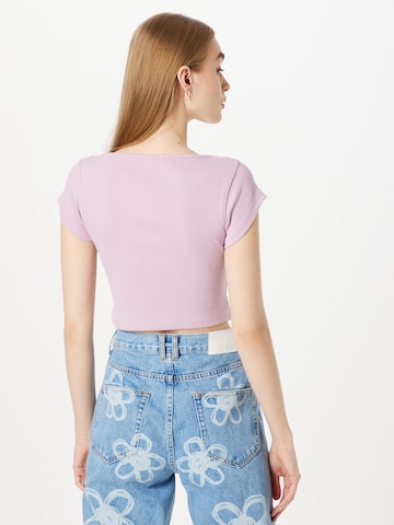 T-shirt Nasty Gal en violet