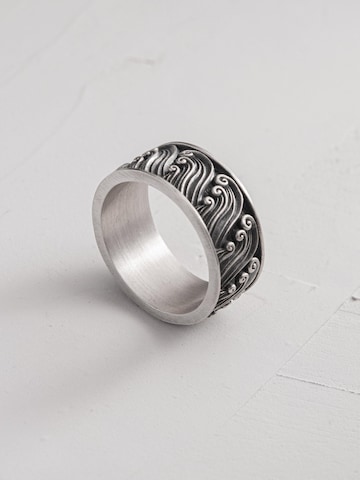 REYTEL - Anillo 'GOLVEN' en plata: frente