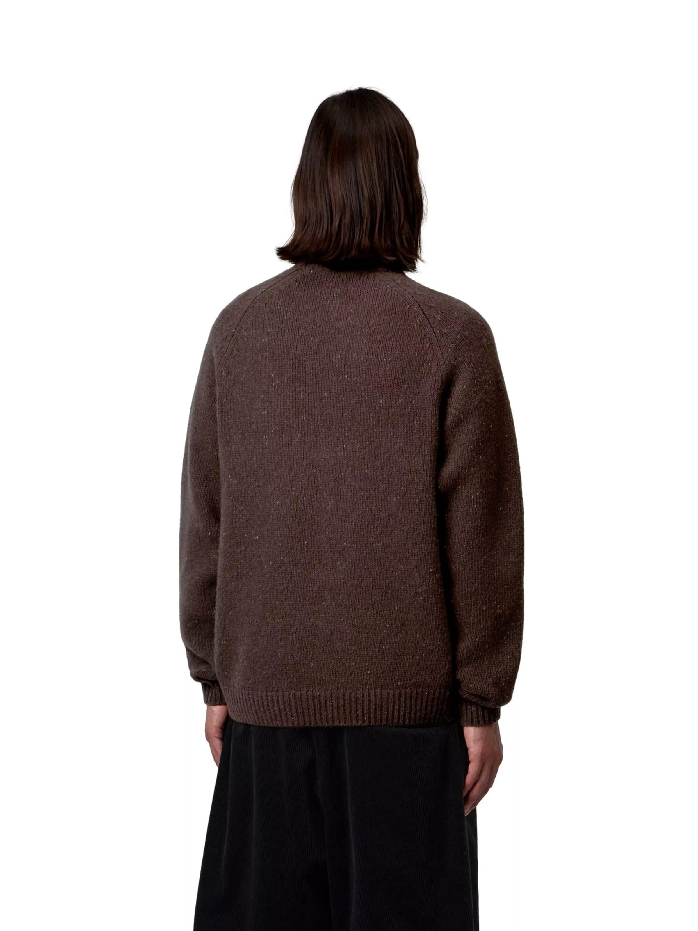Pullover 'ANGLISTIC SWEATER SPECKLED TOBACCO' di Carhartt WIP in marrone