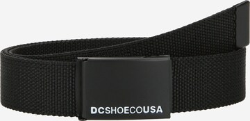 DC Shoes Riem 'WEB' in Zwart: voorkant