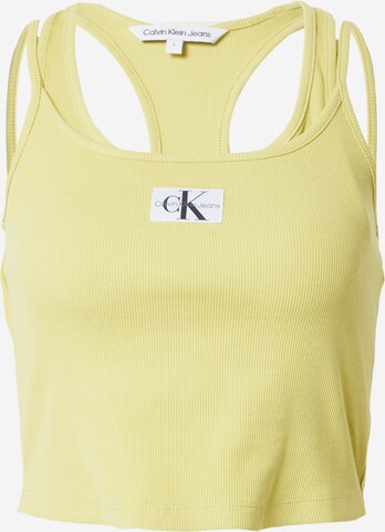 Calvin Klein Jeans Top in Yellow: front
