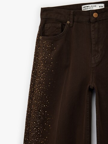 Koton Wide leg Jeans in Brown
