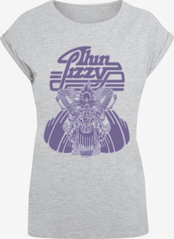 T-shirt 'Thin Lizzy - Rocker Infill' Merchcode en gris : devant
