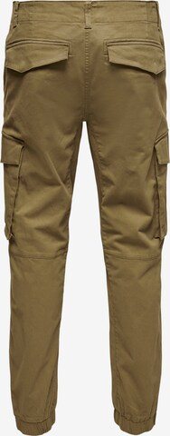 Only & Sons Tapered Cargo Pants 'Kim' in Green